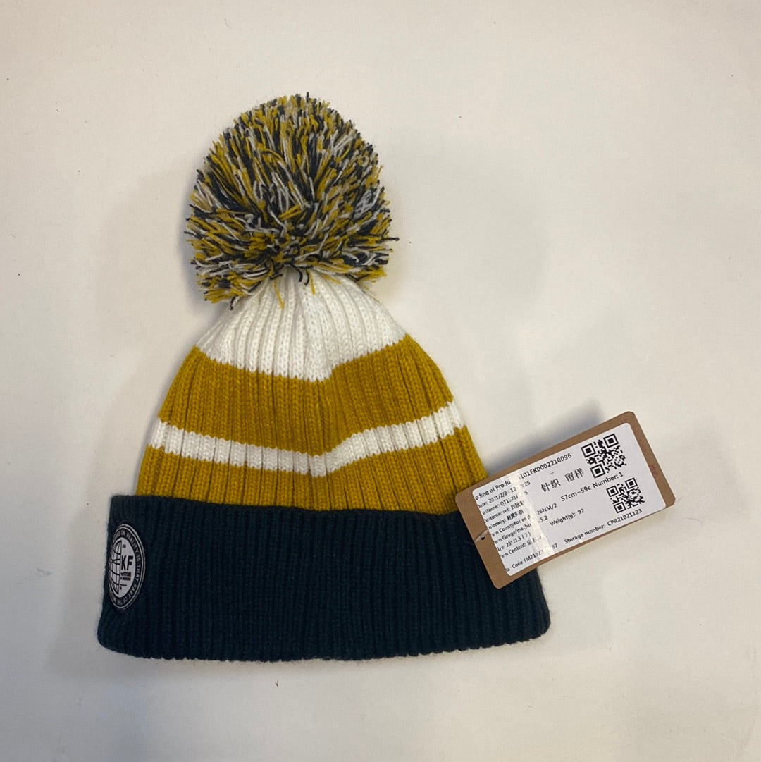 Recycled Striped Beanie QT