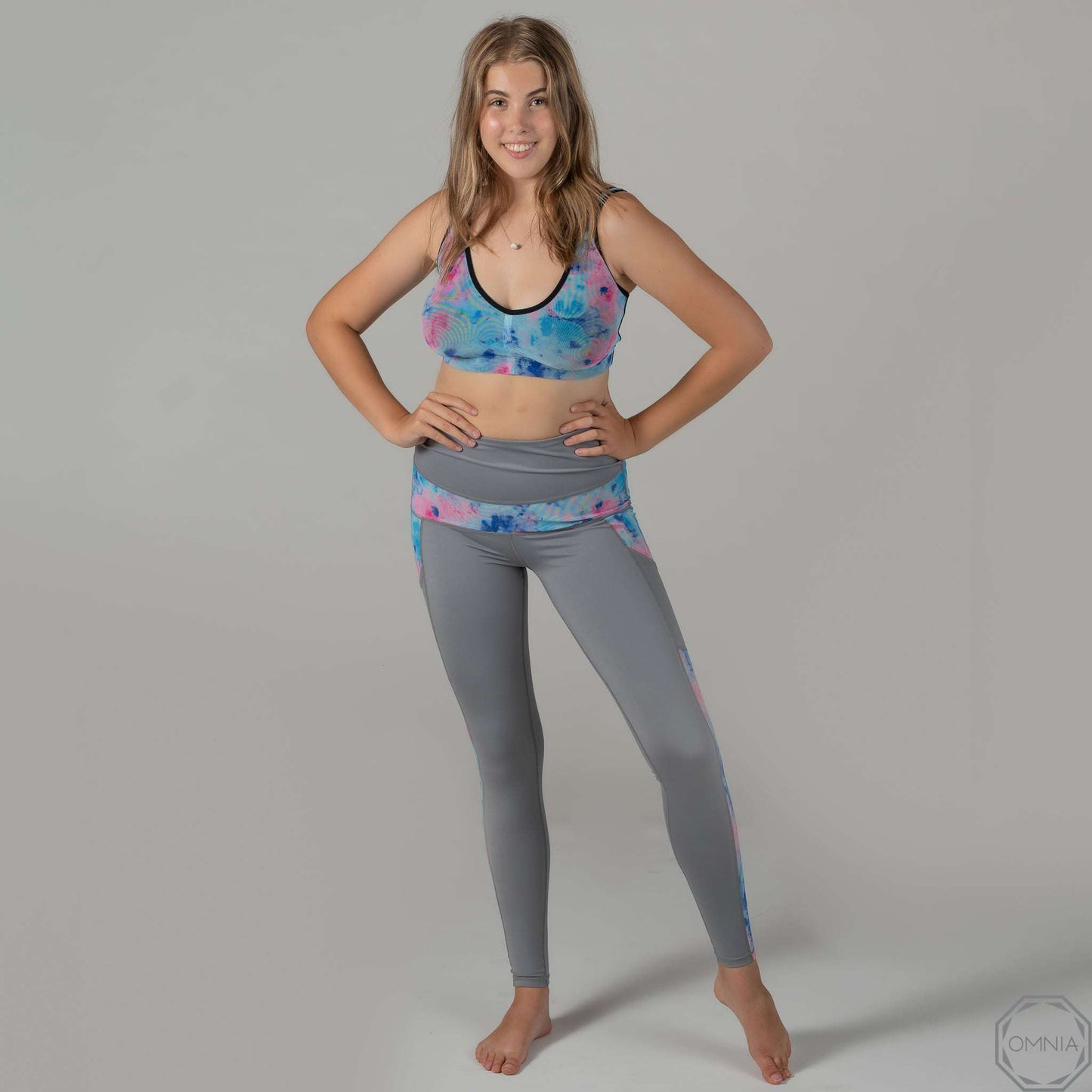 Jade | High Waist Legging - Grey