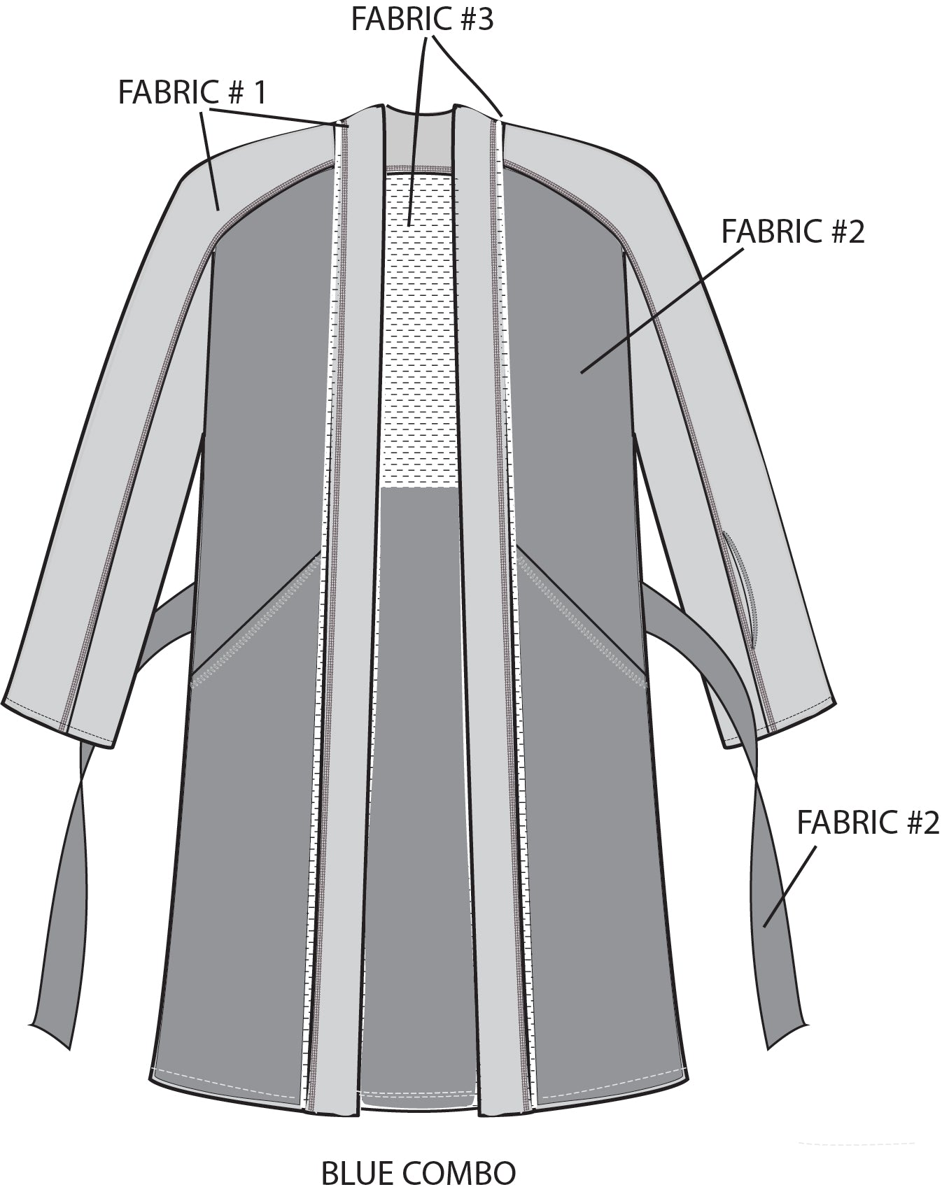 GRAPHENE | Mens | Color Blocked | Robe