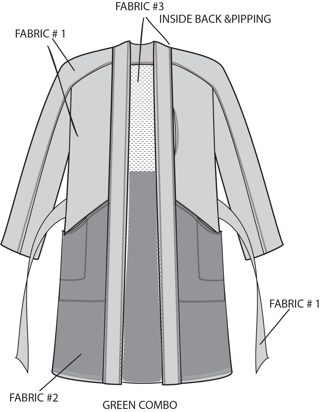 GRAPHENE | Mens | Color Blocked | Robe