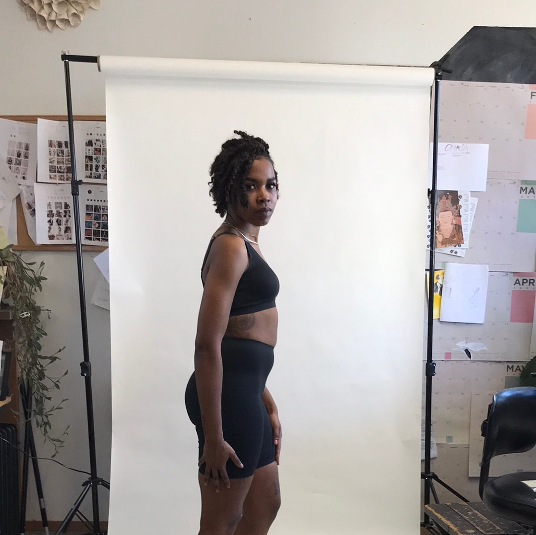 LAPIS Bonded Wirefree Bra Black