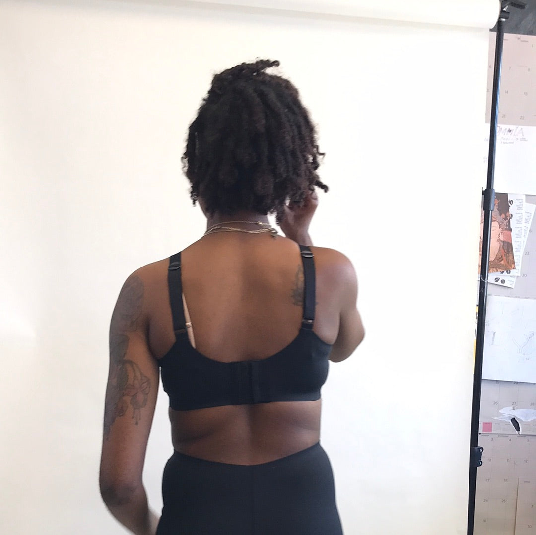 LAPIS Bonded Wirefree Bra Black