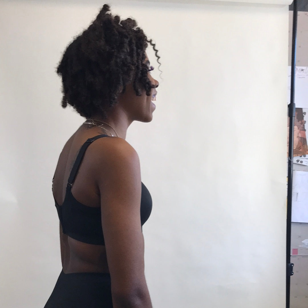 LAPIS Bonded Wirefree Bra Black