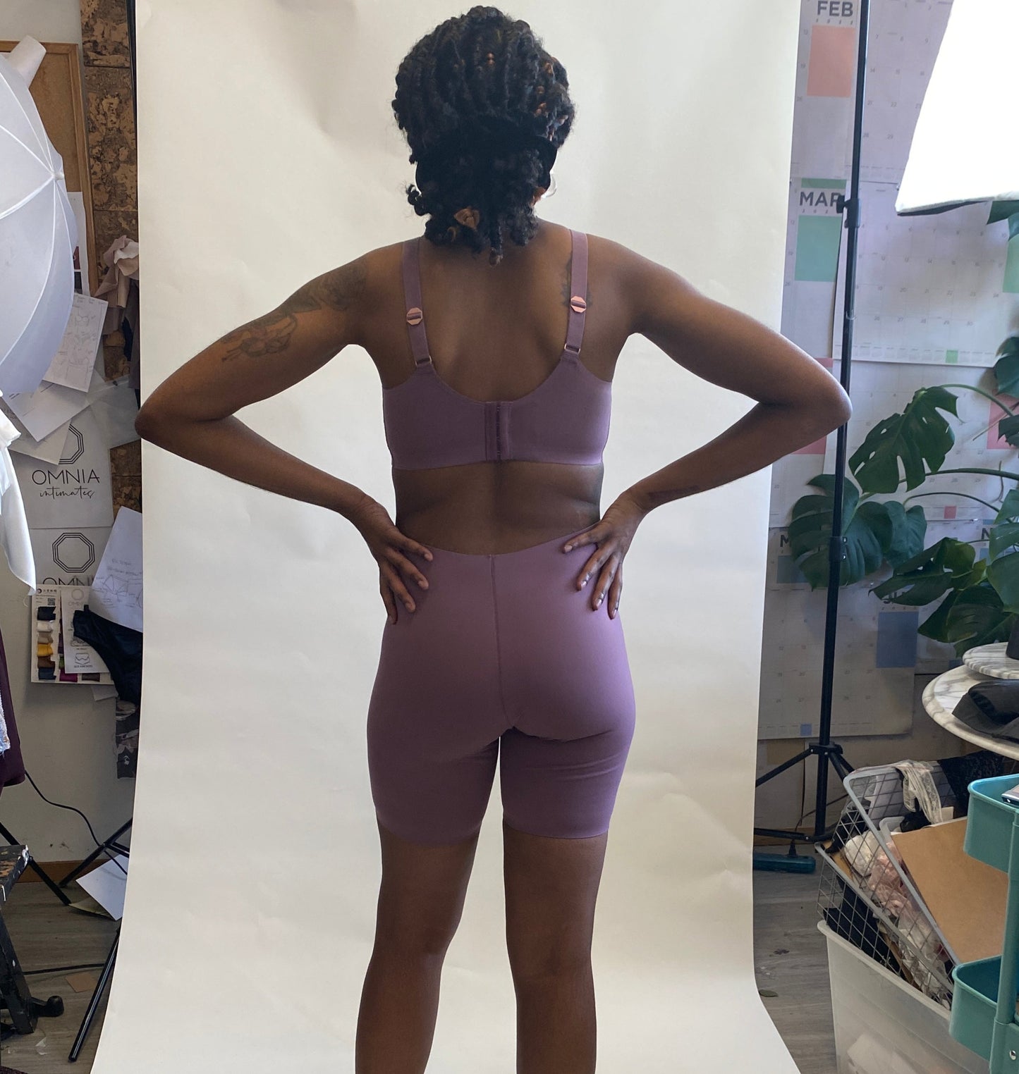 LAPIS Bonded Wirefree Bra Lilac