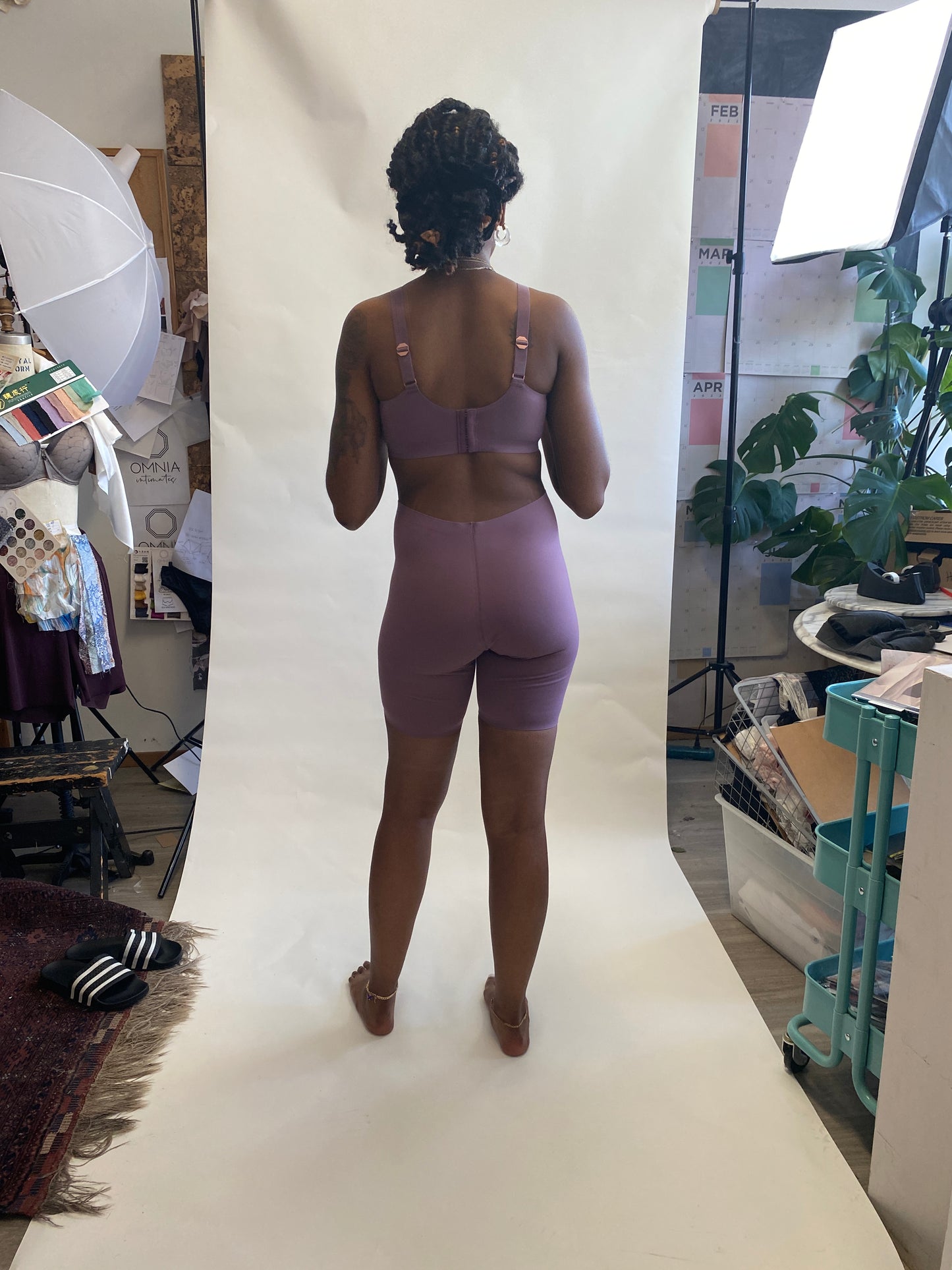 LAPIS Bonded Wirefree Bra Lilac