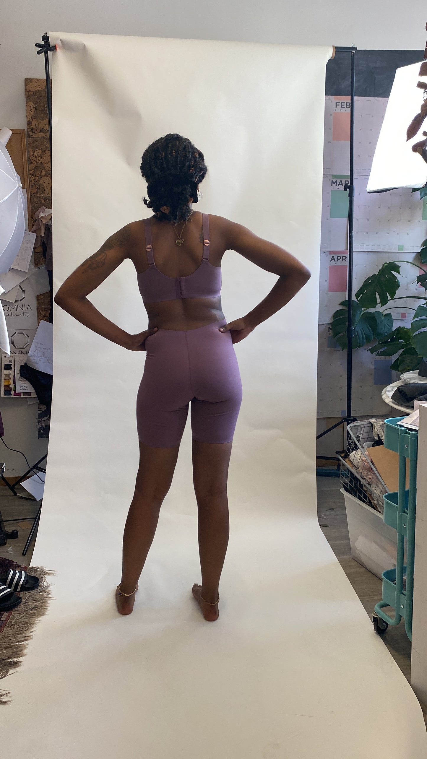 LAPIS Bonded Wirefree Bra Lilac