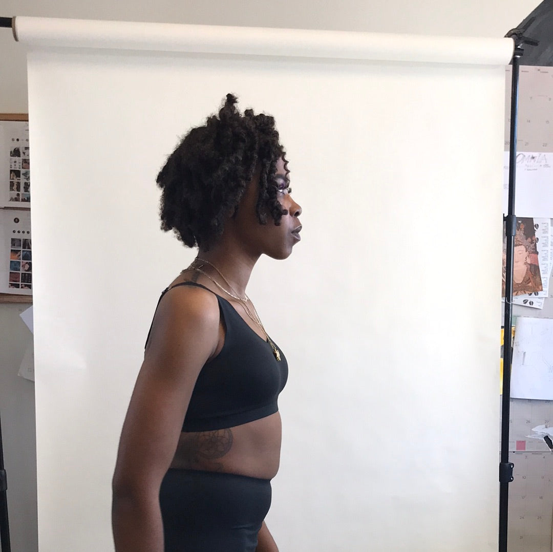 LAPIS Bonded Wirefree Bra Black