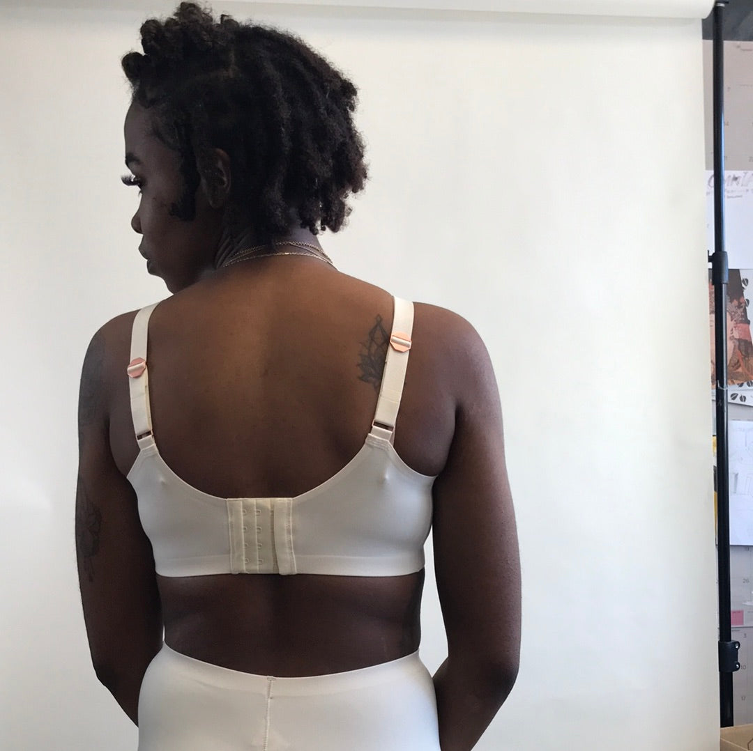 LAPIS Bonded Wirefree Bra Cream