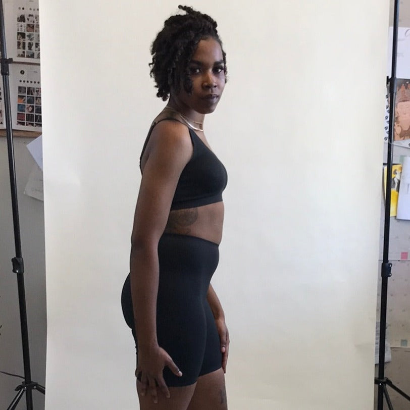 LAPIS Bonded Wirefree Bra Black